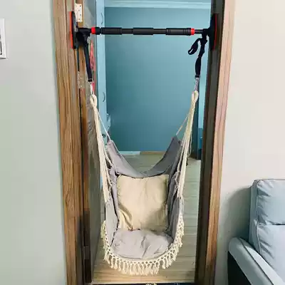 Swing indoor children's horizontal bar hanging chair lazy person can lie down dormitory artifact student hammock door frame Swing Swing Swing