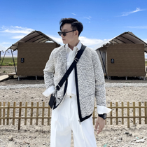 (VERA KANE) South Korea ins high-end light luxury small fragrance leisure loose long sleeve jacket jacket trend men