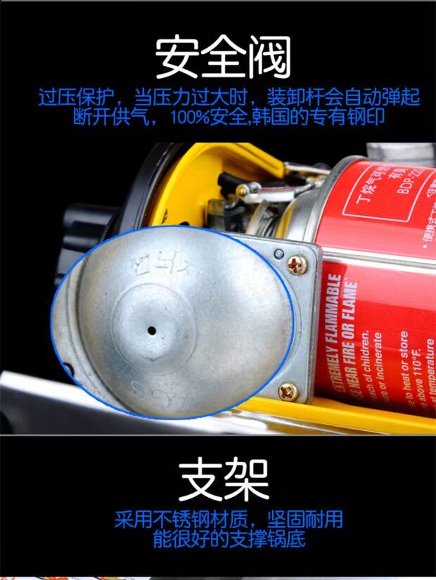 Cassette bếp ngoài trời di động nướng thịt nướng bếp lửa gas gas bếp gas hoang dã lò cass - Bếp lò / bộ đồ ăn / đồ nướng dã ngoại bán bếp ga mini