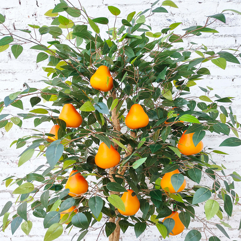 Simulated Fragrant Pear Tree, Fake Pear, Snow Pear Tree, Fruit Stall, Supermarket Fruit Pile Booth, Decorative Fruit Tree, Fake Green Plants Simulated Fragrant Pear Tree, Fake Pear, Snow Pear Tree, Fruit Stall, Supermarket Fruit Pile Booth, Decorative Fruit Tree, Fake Green Plants