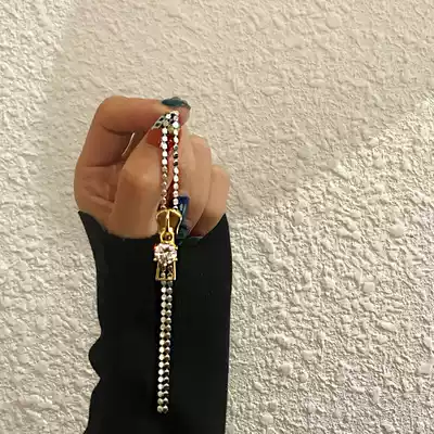 Lost an earring heavy industry Xiaogui whole body 925 sterling silver niche earrings Xinzi the same earrings female long