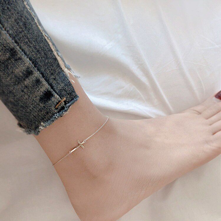 Bracelet de cheville Femme OTHER   en Argenterie - Ref 3103794 Image 1