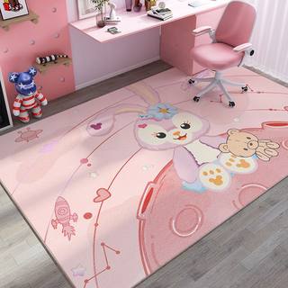 Carpet bedroom bedside rug girls' dirty resistant living room floor mat