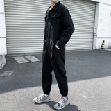 Брендовая цветная униформа медсестры, комплект для отдыха, трендовый комбинезон, штаны, осенняя, в корейском стиле, оверсайз