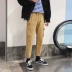 Quần yếm nam thương hiệu ulzzang lỏng lẻo hip hop quần nam phiên bản Hàn Quốc của xu hướng quần âu hoang dã quần lửng nam Quần làm việc