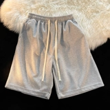 Мужские цветные летние шорты, пляжные трендовые спортивные штаны для отдыха, оверсайз