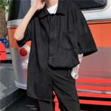 Летняя шелковая рубашка, японский трендовый кардиган, футболка, оверсайз