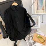 Японская цветная рубашка, брендовый лонгслив, осенняя