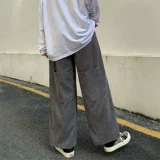 Tide, летние трендовые цветные вельветовые штаны, свободный прямой крой