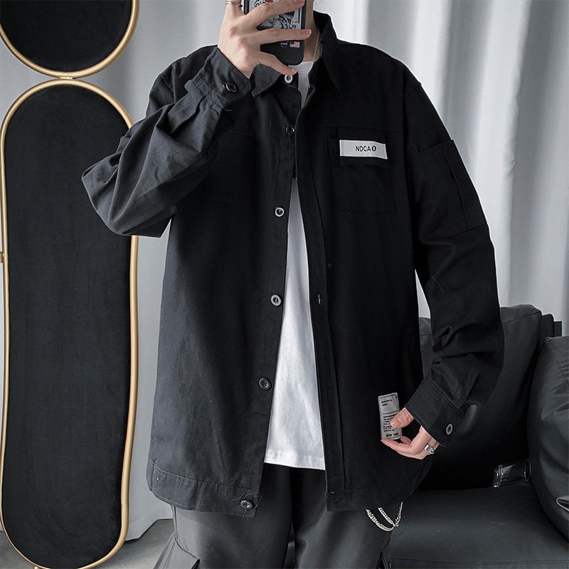 2022 New Spring Trend Men Long Sleeved Shirt Harbor Costume Blender Costume Men's coat