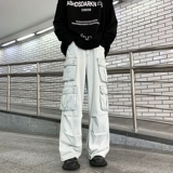 Джинсы, сексуальные штаны для отдыха, осенние, свободный прямой крой