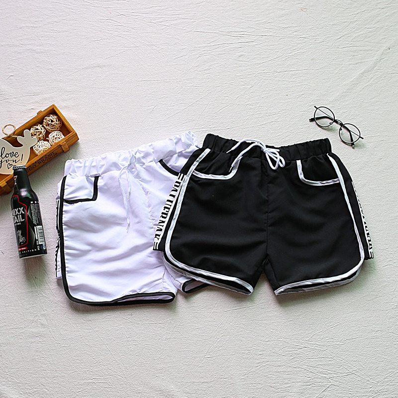 Summer shorts men's running three-point pants loose casual shorts social 2022 new beach pants couples home pajamas