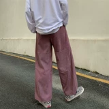 Tide, летние трендовые цветные вельветовые штаны, свободный прямой крой