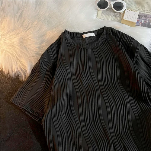 Трендовая футболка с коротким рукавом для влюбленных, изысканный стиль