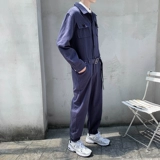 Брендовая цветная униформа медсестры, комплект для отдыха, трендовый комбинезон, штаны, осенняя, в корейском стиле, оверсайз