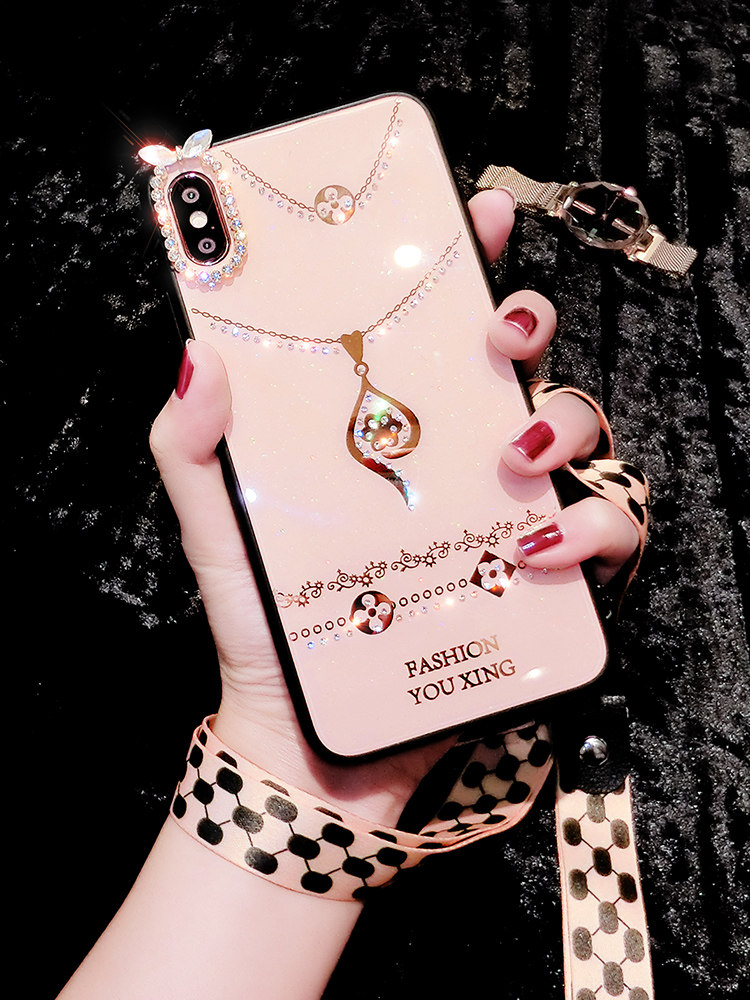 Ins net red is suitable for Huawei p30 mobile phone shell women's p20 personality p30pro anti-fall silicone p20pro creative rhinestone mate20 tide brand all-inclusive edge mate20