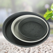 Dalin male plastic round flower pot tray receptacle green plant flower pot tray