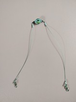 Captain Tongwen recommends the toothed steel wire front wire with flashing light to be handmade