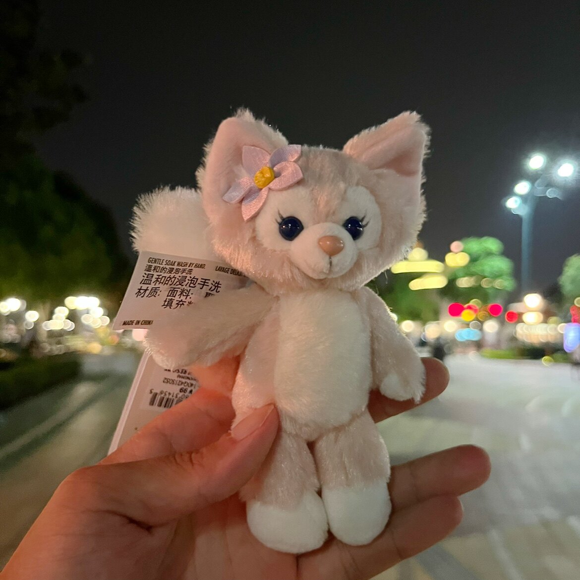 Игрушка 上海迪士尼玲娜贝儿毛绒玩具川沙妲己狐狸毛绒公仔玩偶披肩斜挎包 Disney