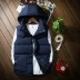 Mẫu áo vest nam mùa thu và mùa đông phiên bản Hàn Quốc của áo vest cotton cỡ lớn xuống rộng áo ba lỗ tanktop nam Áo vest cotton