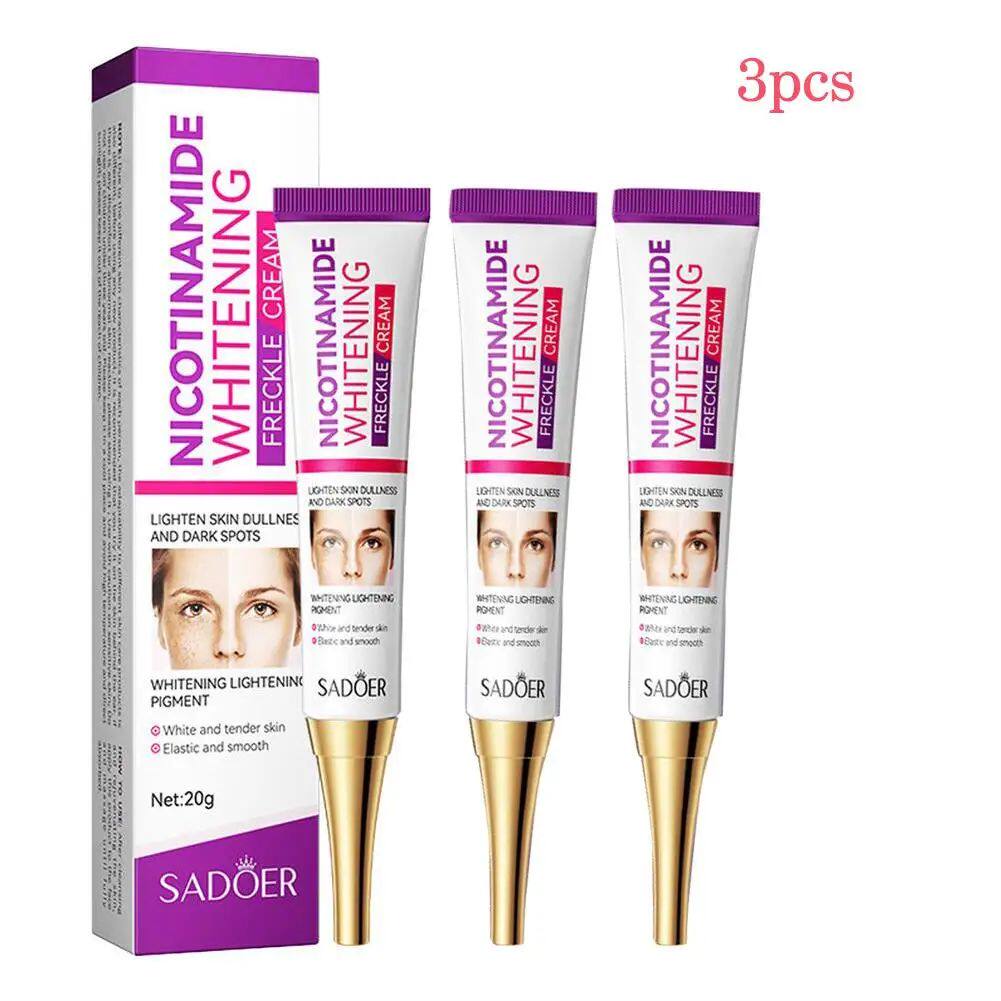 3pcs Nicoltinamide Whitening Freckles Cream Remove Melasma Da