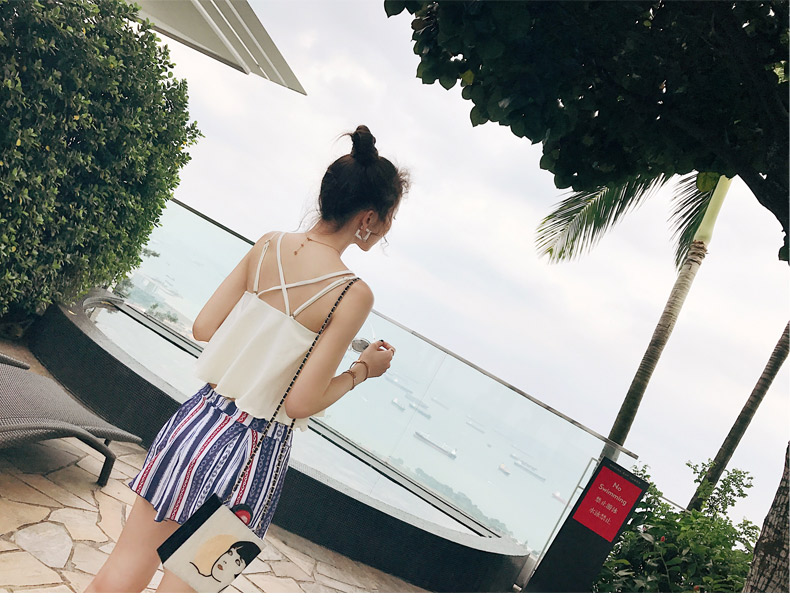 Ngoài ra Meishan chia váy bơi nữ sinh viên bảo thủ Hàn Quốc che bụng thon gọn ngực nhỏ tụ tập đồ bơi tam giác - Bộ đồ bơi hai mảnh bộ đồ bơi 2 mảnh