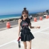 Đồ bơi nữ hàn quốc chia đôi góc phẳng bảo thủ váy nhỏ che ngực được học sinh gầy cũng Meishan áo tắm nhỏ tươi - Bộ đồ bơi hai mảnh áo bơi 2 mảnh Bộ đồ bơi hai mảnh