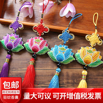 Dragon Boat Festival Sachet Chinese style lotus embroidery mosquito repellent sachet sachet sachet sachet sachet gift gift