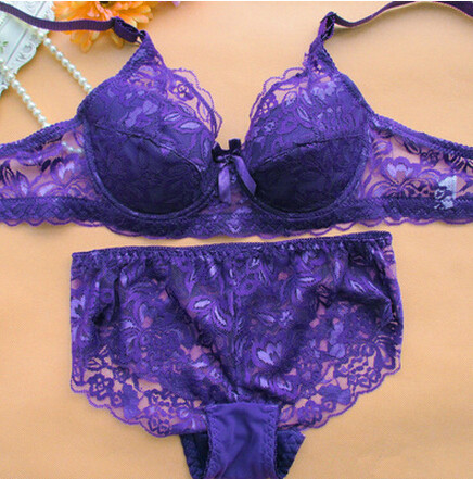 Fat Girl's Suit Makes Her Breasts Look Smaller, Thin, Large Size, Push-Up, Breathable, Comfortable, Girly, Sexy Lace Bra