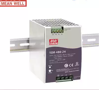 Taiwan Meanwell 380V input rail power supply TDR-480-24 480W 24V20A Authorized distribution