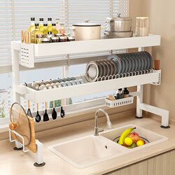 Kitchen Sink Storage Rack Table Drain Rack Multifunctional Multi-Layer Dish Rack Storage Rack Simple Sundries Storage Cabinet