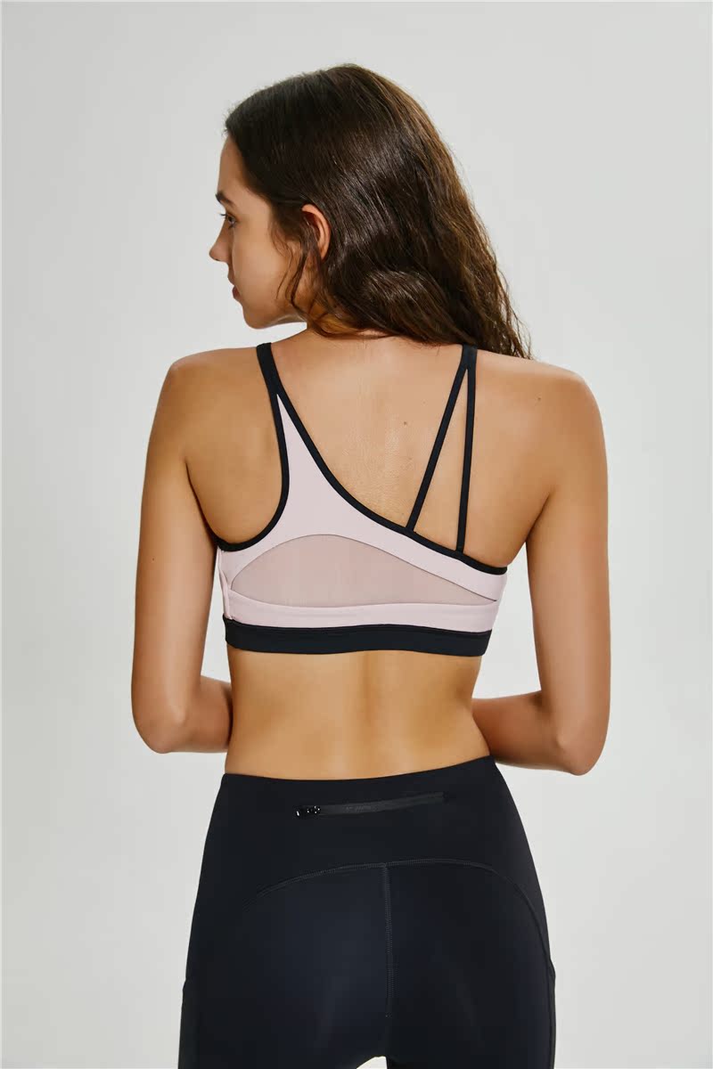 Đồ lót thể thao nữ yoga mặc vest kiểu đẹp trở lại tập hợp áo ngực thoáng khí chạy thể dục nhanh khô với miếng đệm ngực - Đồ lót thể thao ao tap gym