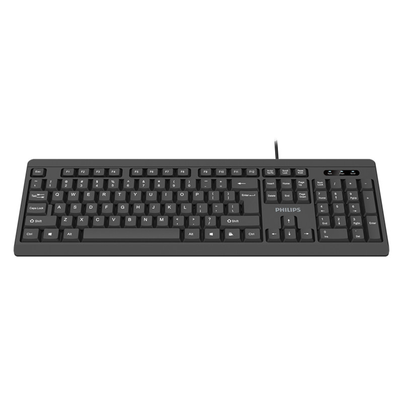 Philips SPK6234 Wired Single Keyboard USB Notebook Desktop Computer Commerce Office Game General Keyboard