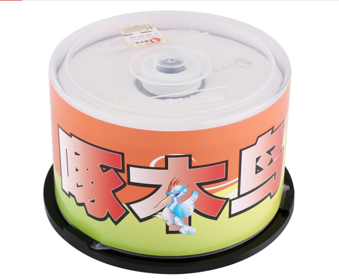 Woodpecker White series DVD-R 16X 4 7G blank burn CDs DVD blank CD 50 sheet casks