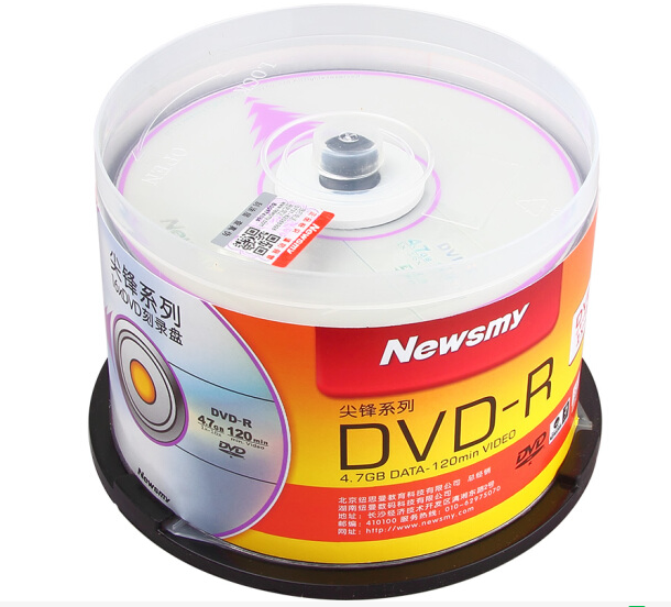 Newman Newsmy DVD-R 16 Speed 4 7G Spike Series Blank Burned Disc 50 Tablets Bucket