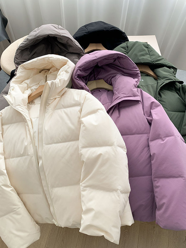 Island Country Special! Winter Simple Seamless Taped down Jacket, Windproof, Waterproof, Thickened, Warm Hooded Coat for Women Island Country Special! Winter Simple Seamless Taped down Jacket, Windproof, Waterproof, Thickened, Warm Hooded Coat for Women