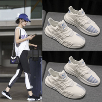 ins spring summer shoes 2020 sneakers female Korean version of new wild casual running shoes light dad shoes