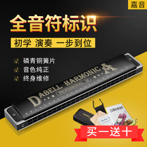 Professional Sound Spring 24 Holes Cometone Full Phonetic Logo Mark Harmonica Professional Playing Level Introductory Children Self Study Beginners