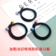 Hàn cao dây đàn hồi tóc đậm liền mạch vòng tóc cao su đen dải tóc buộc dây bền da trường hợp phụ kiện tóc - Phụ kiện tóc