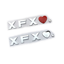 Peter Pan and Xiao Zan are together XFX love mole DAYTOY car English name letter XZ car sticker