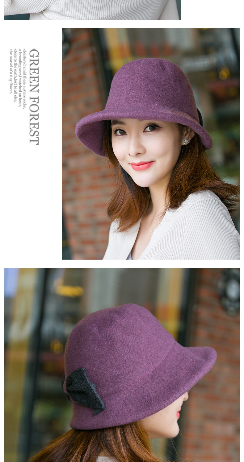 Chapeau pour femme      en Melange de laine - Ref 3233976 Image 19