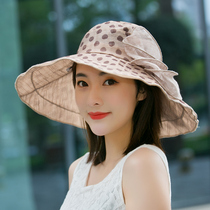 Hat lady Summer Korean version of the great eaves hat sunscreen sunhat sunhat for the elderly outdoor out of the mama hat