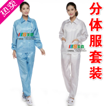 Anti-static split suit workwear dust-free purifying protective clothing spray dust-proof split suit