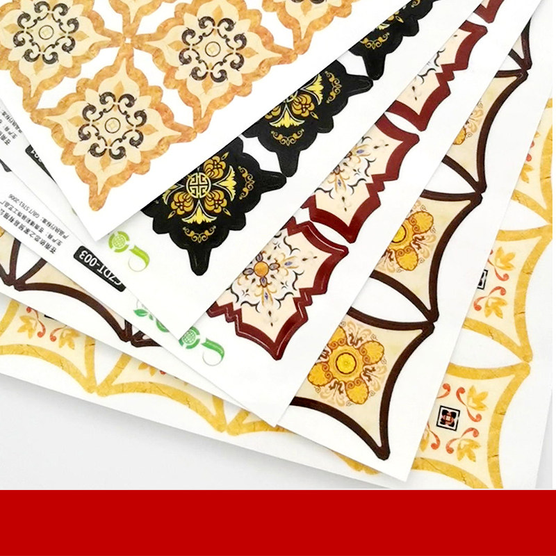 Floor tile beauty seam self-adhesive sticker diagonal tile sticker decorative floor floor floor wear-resistant tile sticker waterproof living room