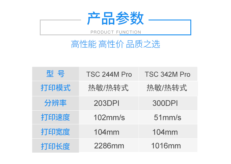 TSC công nghiệp in mã vạch cấp TTP-244M / 342M sticker sticker hộp sọ nhãn nhãn máy in mã vạch truyền nhiệt nhãn quần áo giấy giặt nhãn máy in - Thiết bị mua / quét mã vạch