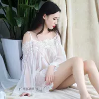 Sexy đồ lót khiêu dâm dây đeo váy ngủ ren trong suốt vải tuyn đồ lót sling kích thước lớn đồ ngủ gợi cảm phụ nữ cám dỗ mùa hè shop đầm đẹp