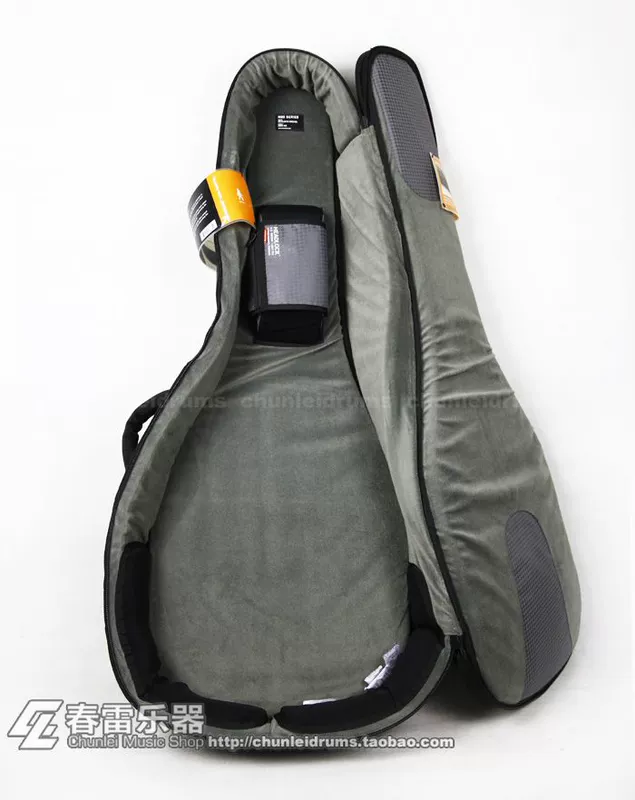 Nhạc cụ Chunlei MONO M80 ABS chống va đập, chống thấm nước và chống rách Túi đàn guitar acoustic dân gian màu đen - Phụ kiện nhạc cụ