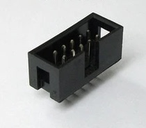  2 54 simple horn socket 2 54mm IDC DC3-10P horizontal needle bender socket Environmental protection