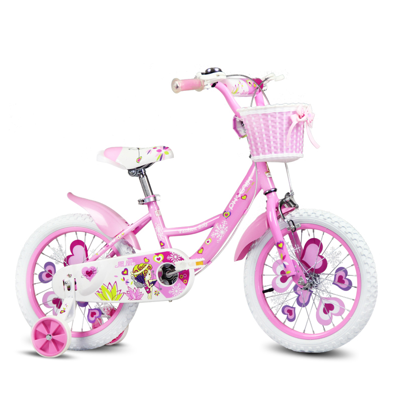 phoenix children's bike 14 / 12 inch girl baby bike 2-3-6-8 year old girl baby bike princess