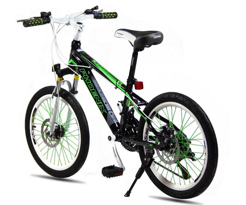 【凤凰20寸8岁儿童山地自行车 铝合金学生车 